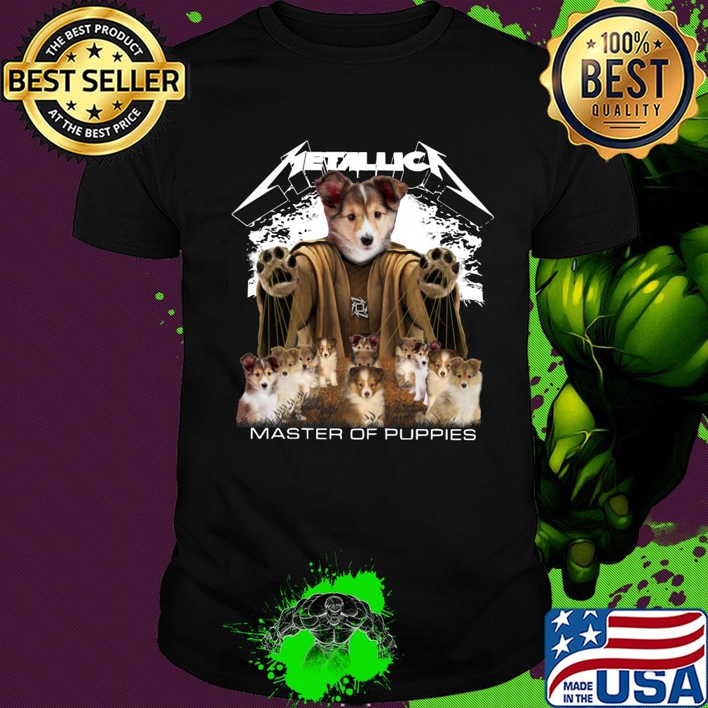 Metallic Shetland Sheepdog Master of puppies shirt
