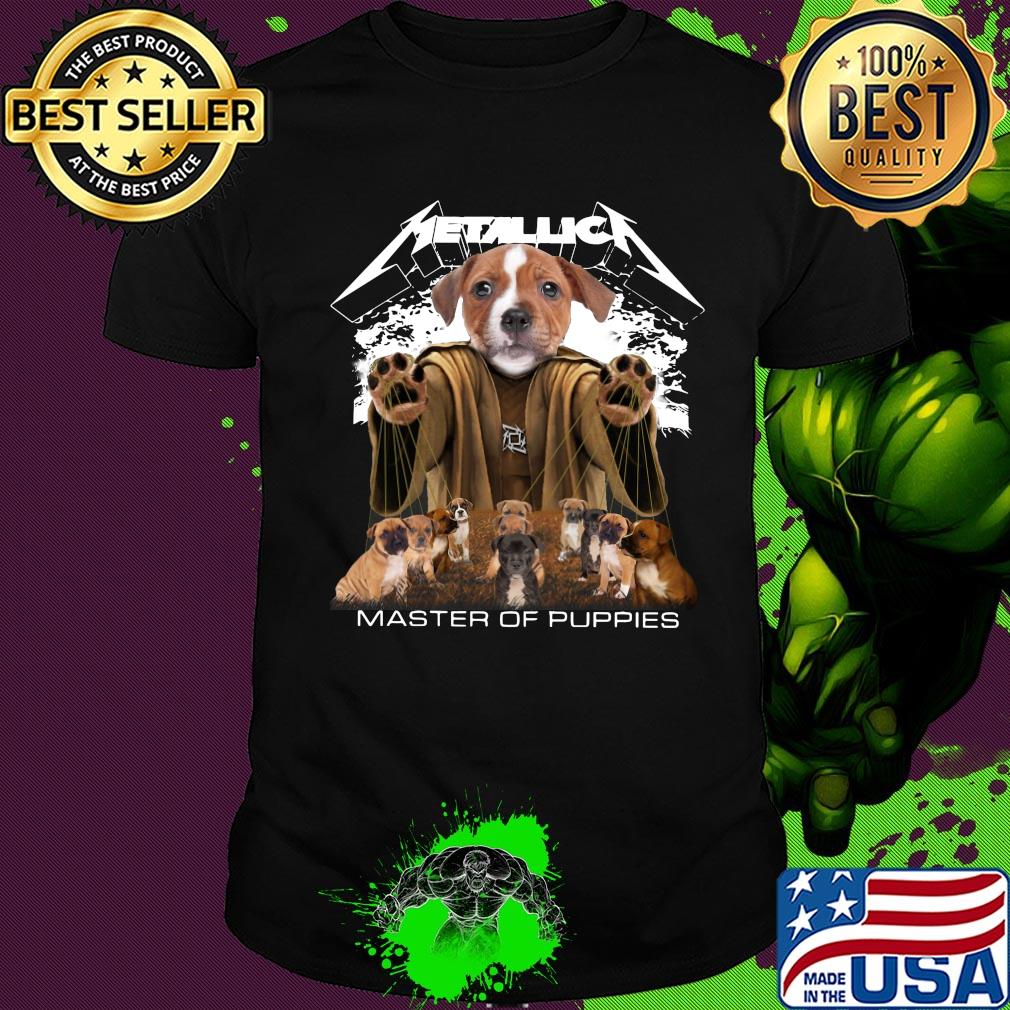 Metallic Staffordshire Bull Terrier Master of puppies shirt