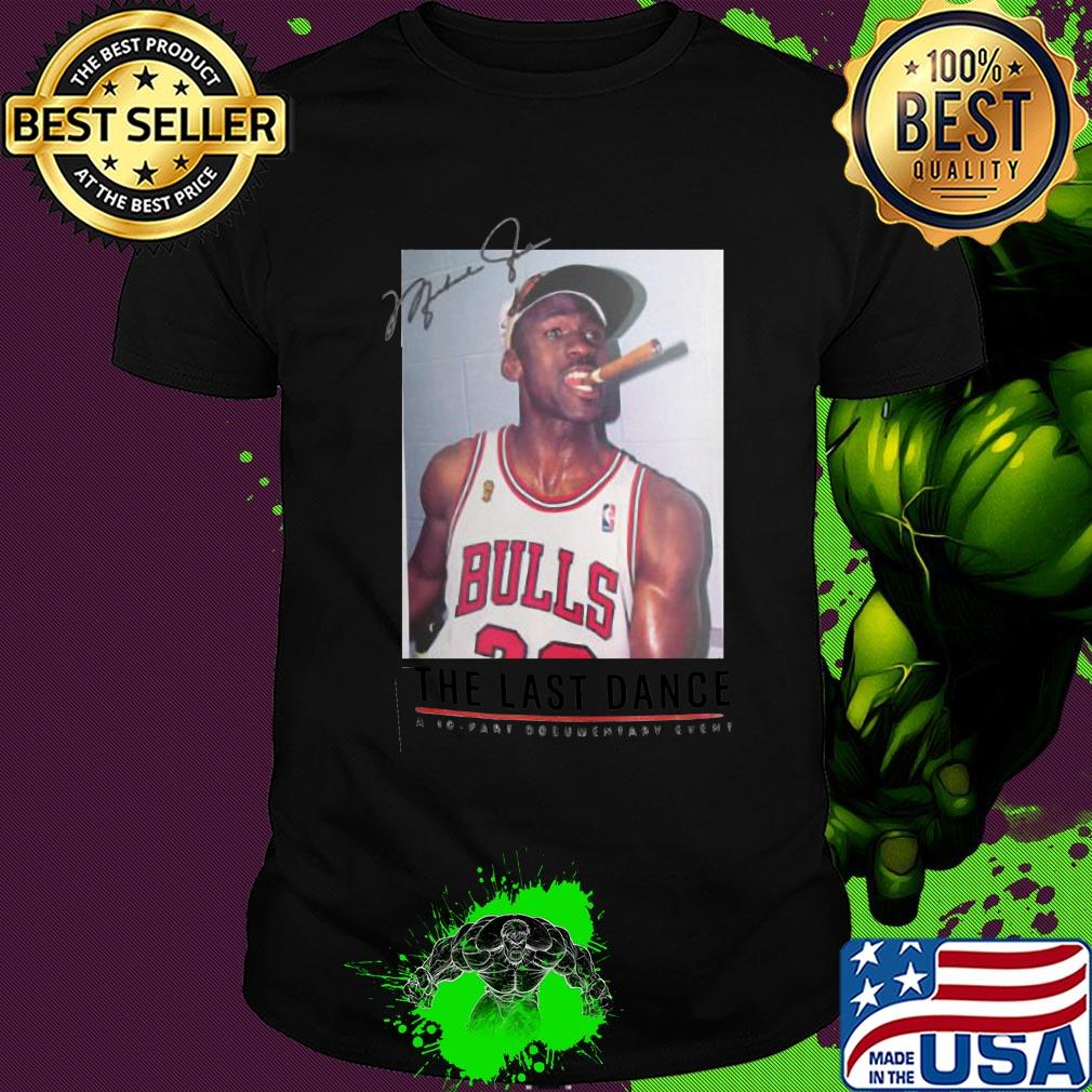 Michael mason smoking the last dance a to part documentary event signature shirt