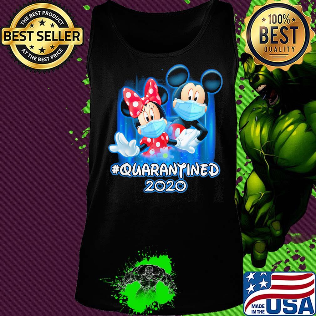 Mickey and Minnie quarantined 2020 mask Disney s Tank top Mickey and Minnie quarantined 2020 mask Disney s Tank top