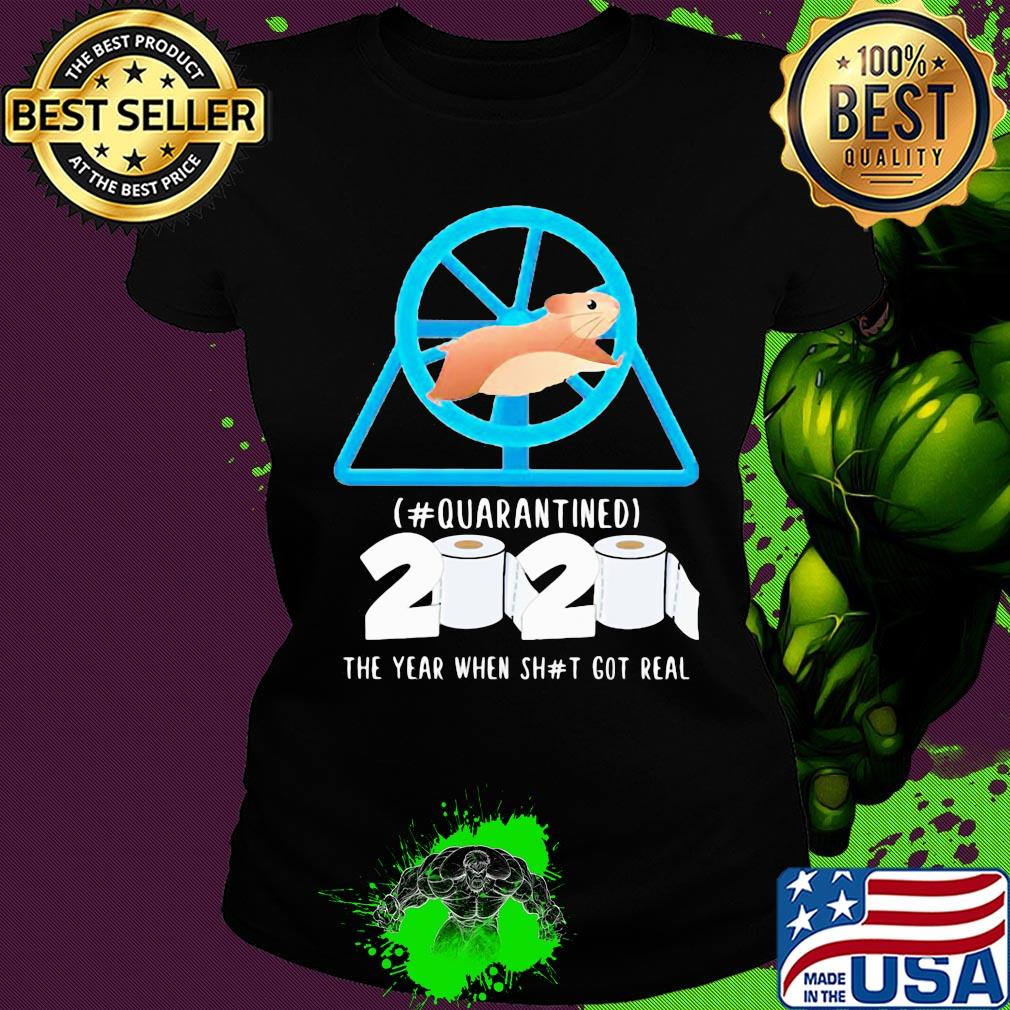Mouse quarantined 2020 toilet paper the year when shit got real quarantined s Ladies tee Mouse quarantined 2020 toilet paper the year when shit got real quarantined s Ladies tee