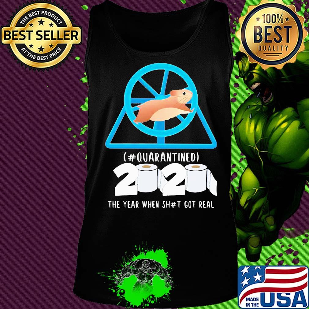 Mouse quarantined 2020 toilet paper the year when shit got real quarantined s Tank top Mouse quarantined 2020 toilet paper the year when shit got real quarantined s Tank top