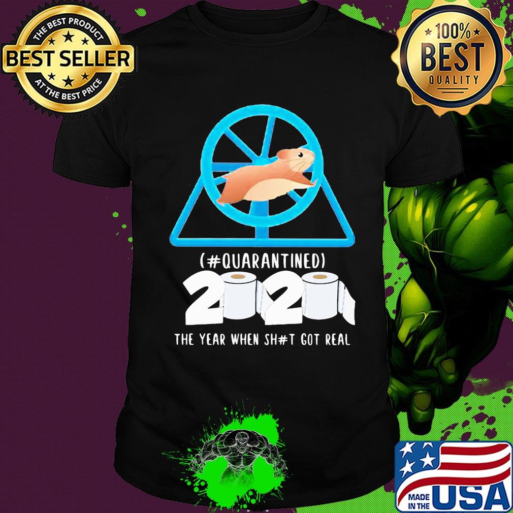 Mouse quarantined 2020 toilet paper the year when shit got real quarantined shirt Mouse quarantined 2020 toilet paper the year when shit got real quarantined shirt