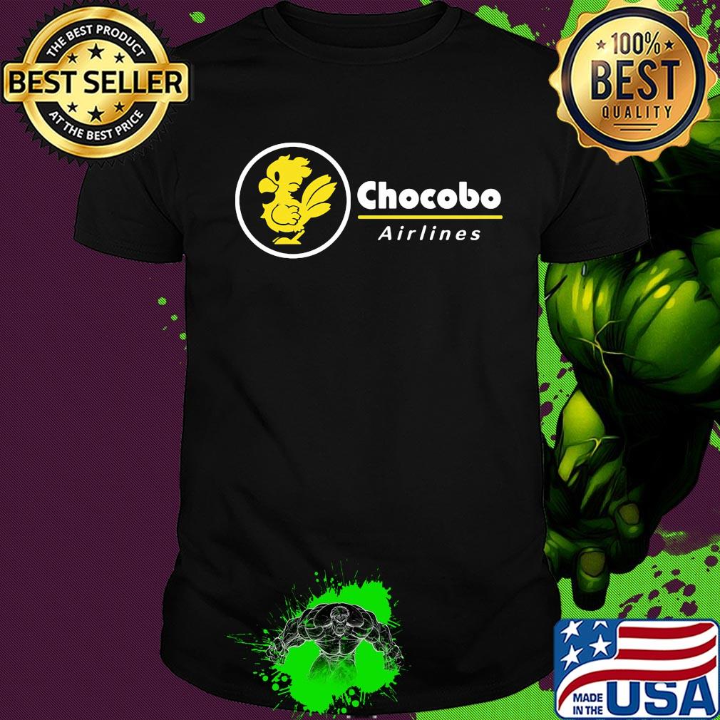 Official chocobo airlines logo shirt