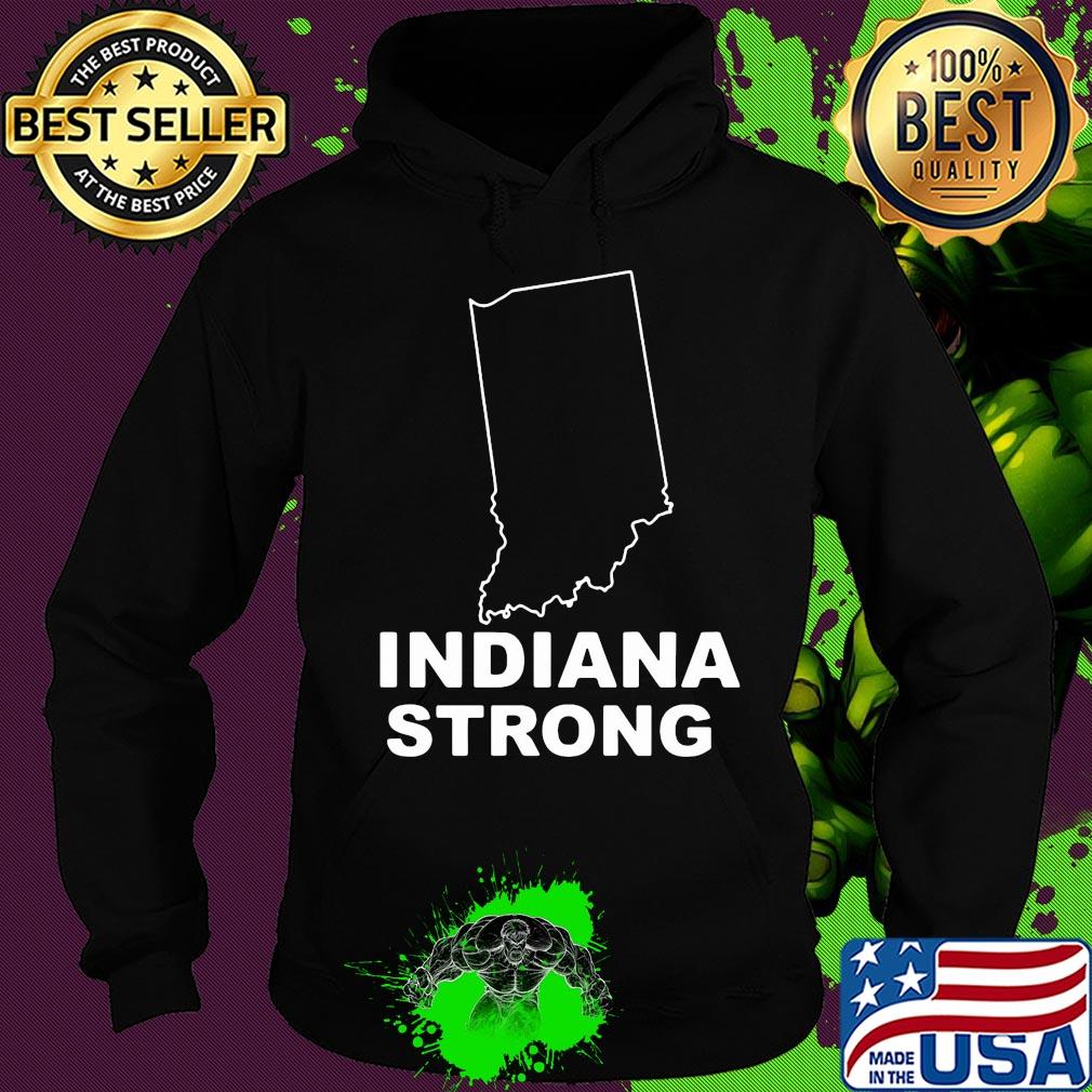 Official Indiana strong map s Hoodie Official Indiana strong map s Hoodie