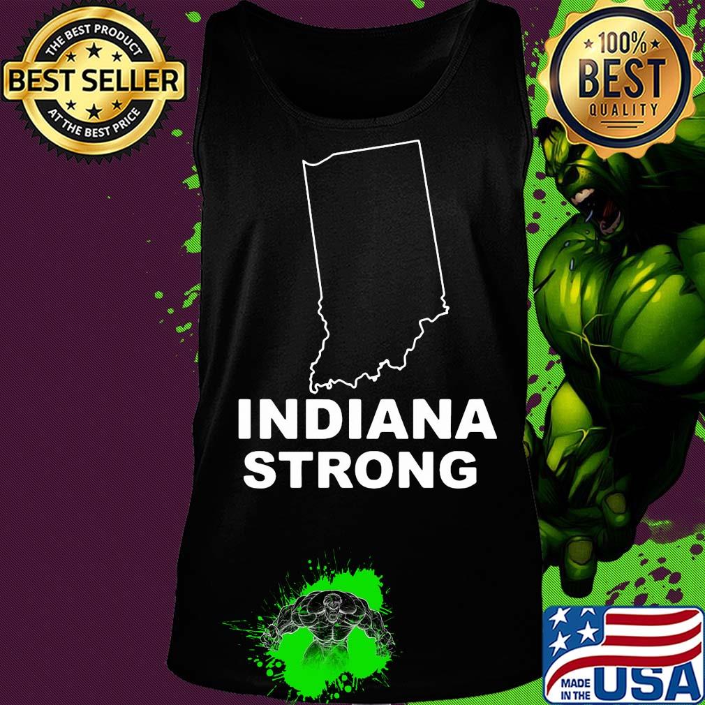 Official Indiana strong map s Tank top Official Indiana strong map s Tank top