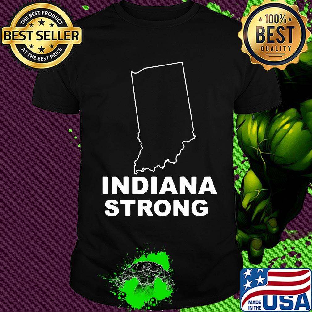 Official Indiana strong map shirt