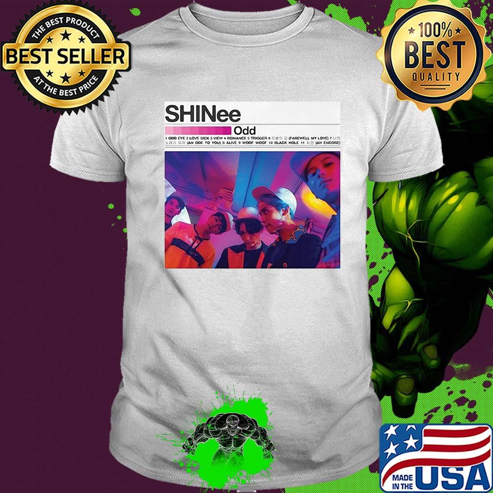 Official Shinee odd Korea band shirt