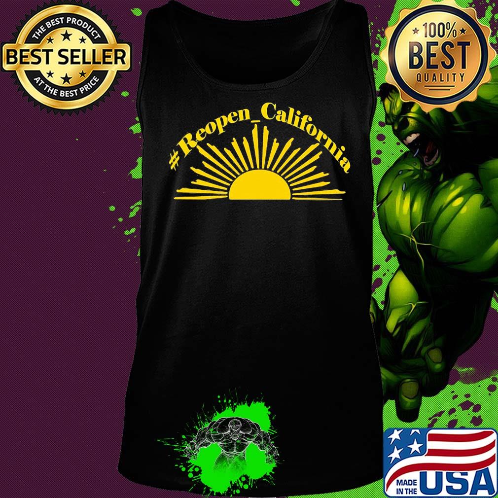Official sunshine reopen california s Tank top Official sunshine reopen california s Tank top