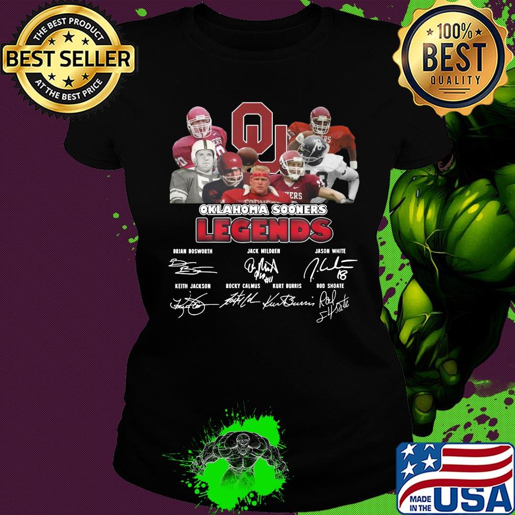 Oklahoma Sooners legends signature s Ladies tee Oklahoma Sooners legends signature s Ladies tee