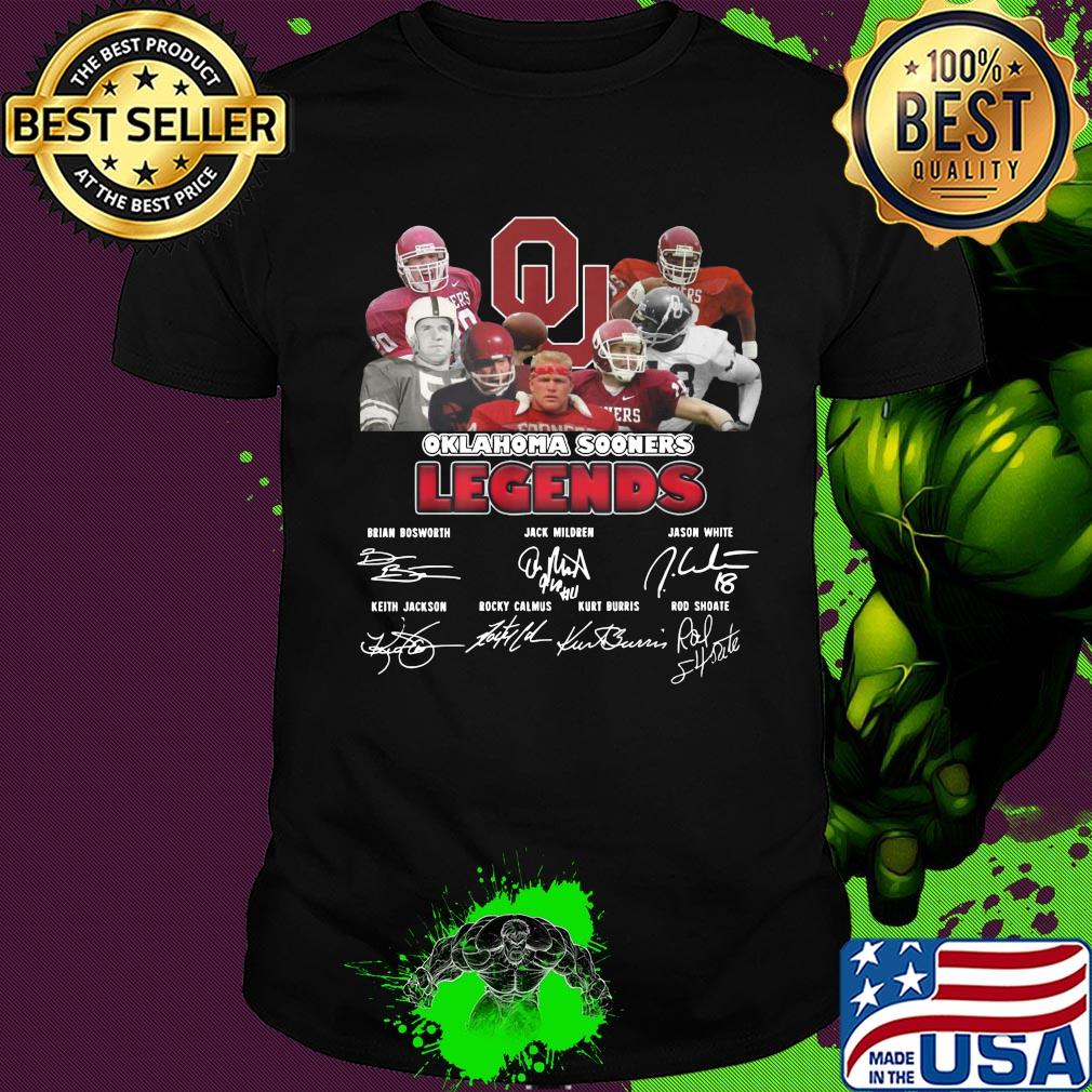 Oklahoma Sooners legends signature shirt