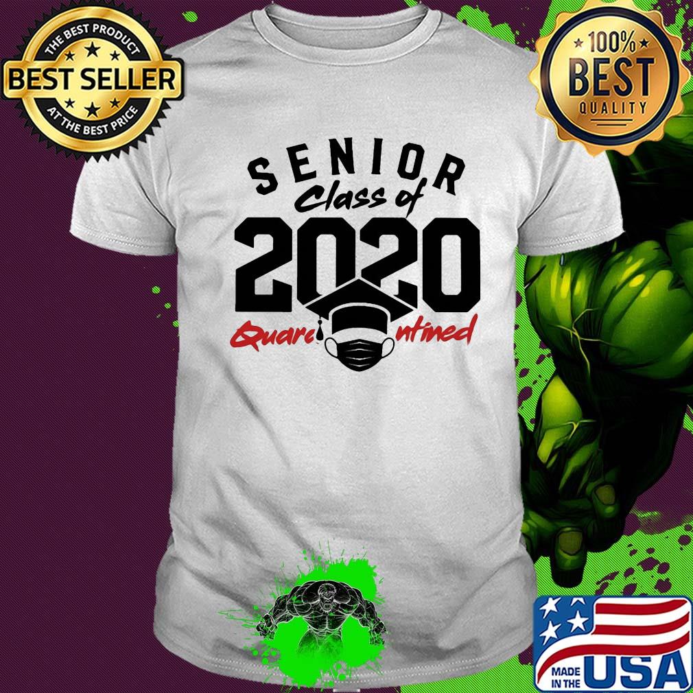 Senior class of 2020 quarantined mask shirt