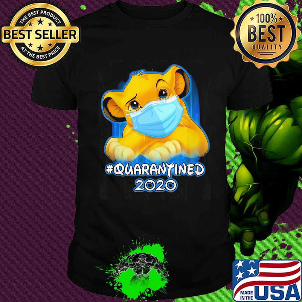 Simba quarantined 2020 Disney mask Covid-19 shirt