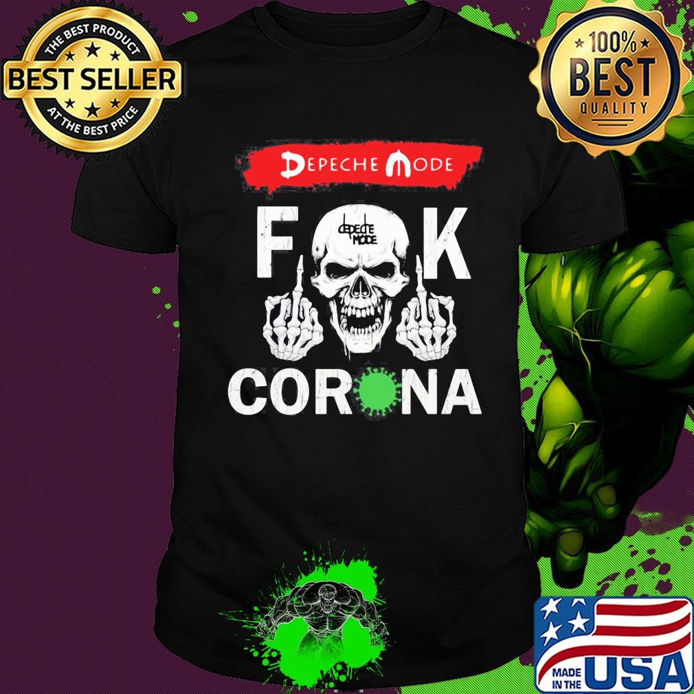 Skull depeche mode fuck coronavirus 2020 shirt