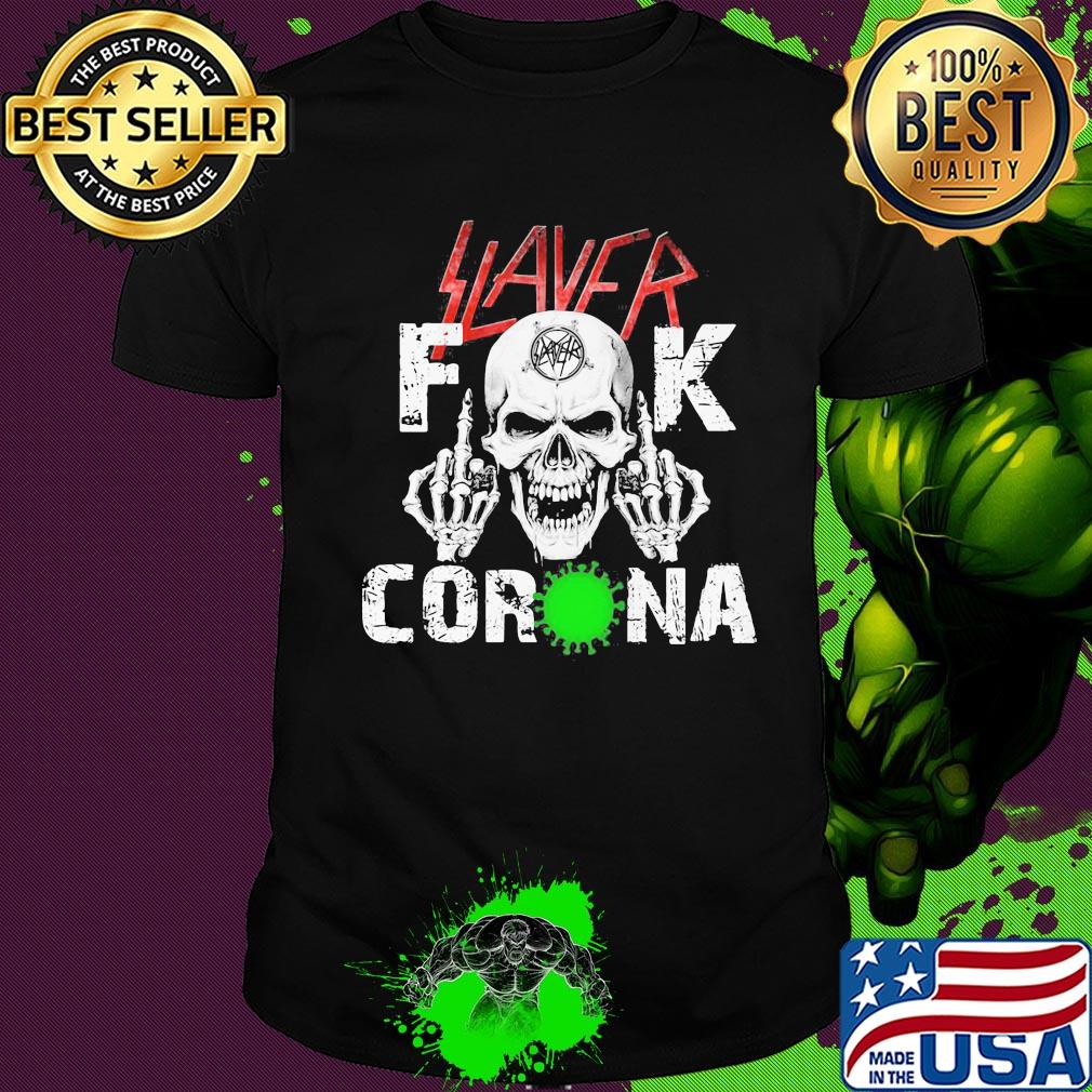 Skull slayer fuck coronavirus 2020 shirt