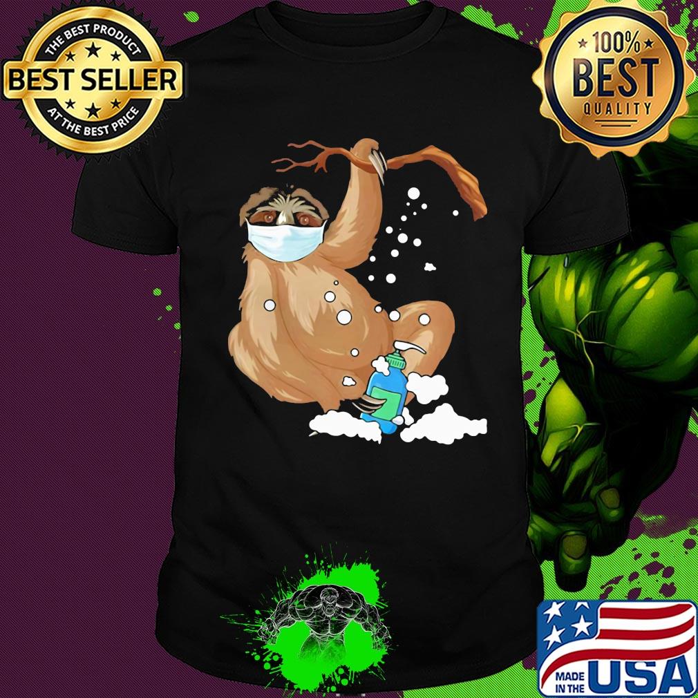 Sloth washing hands covid-19 shirt