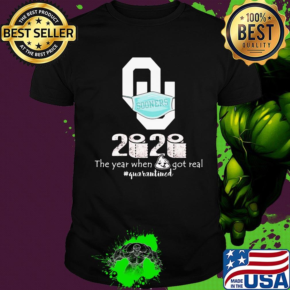 Snooners 2020 the year when got real quarantined shirt