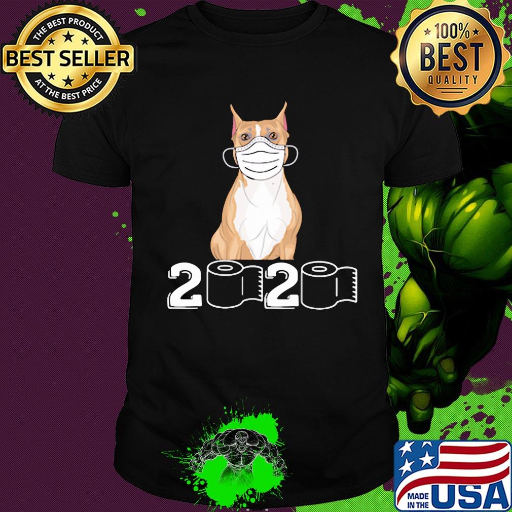 Staffordshire Bull Terrier mask 2020 toilet paper shirt