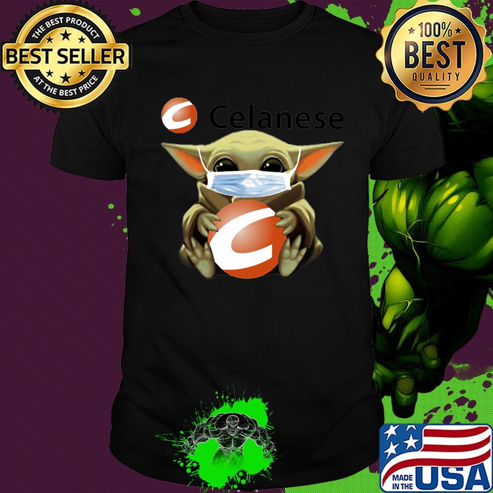 Star wars baby yoda hug Celanese mask covid-19 shirt