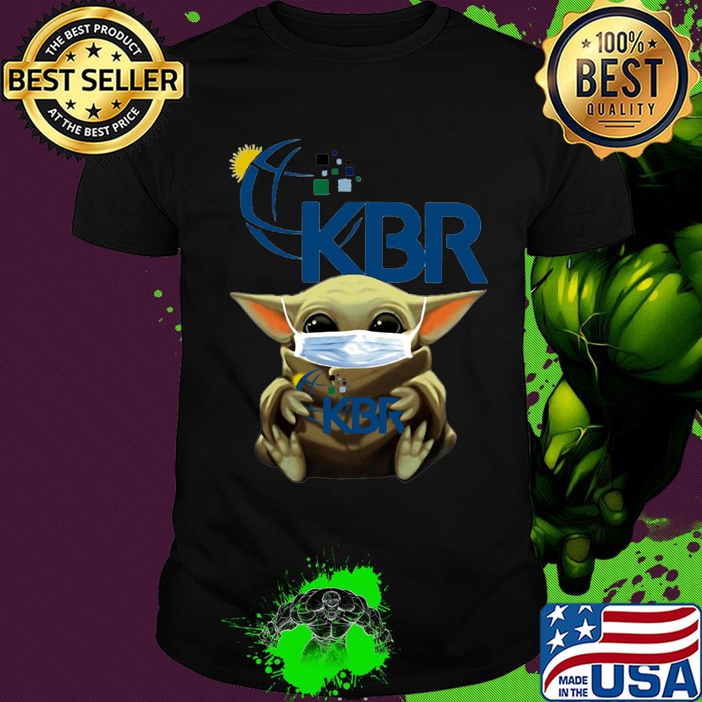 Star wars baby yoda hug kbr mask covid-19 shirt