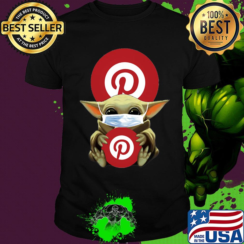 Star wars baby yoda hug pinterest mask covid-19 shirt