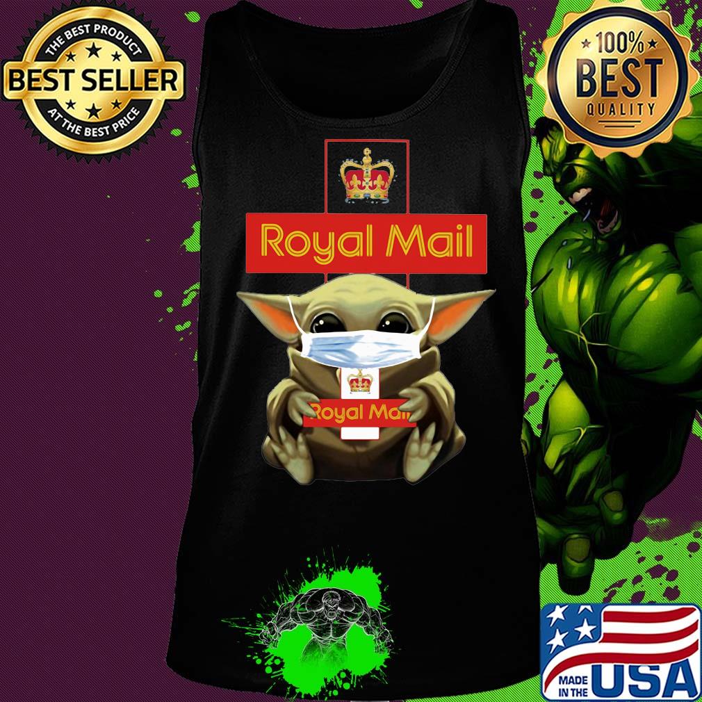 Star wars baby yoda hug royal mail mask covid-19 s Tank top Star wars baby yoda hug royal mail mask covid-19 s Tank top