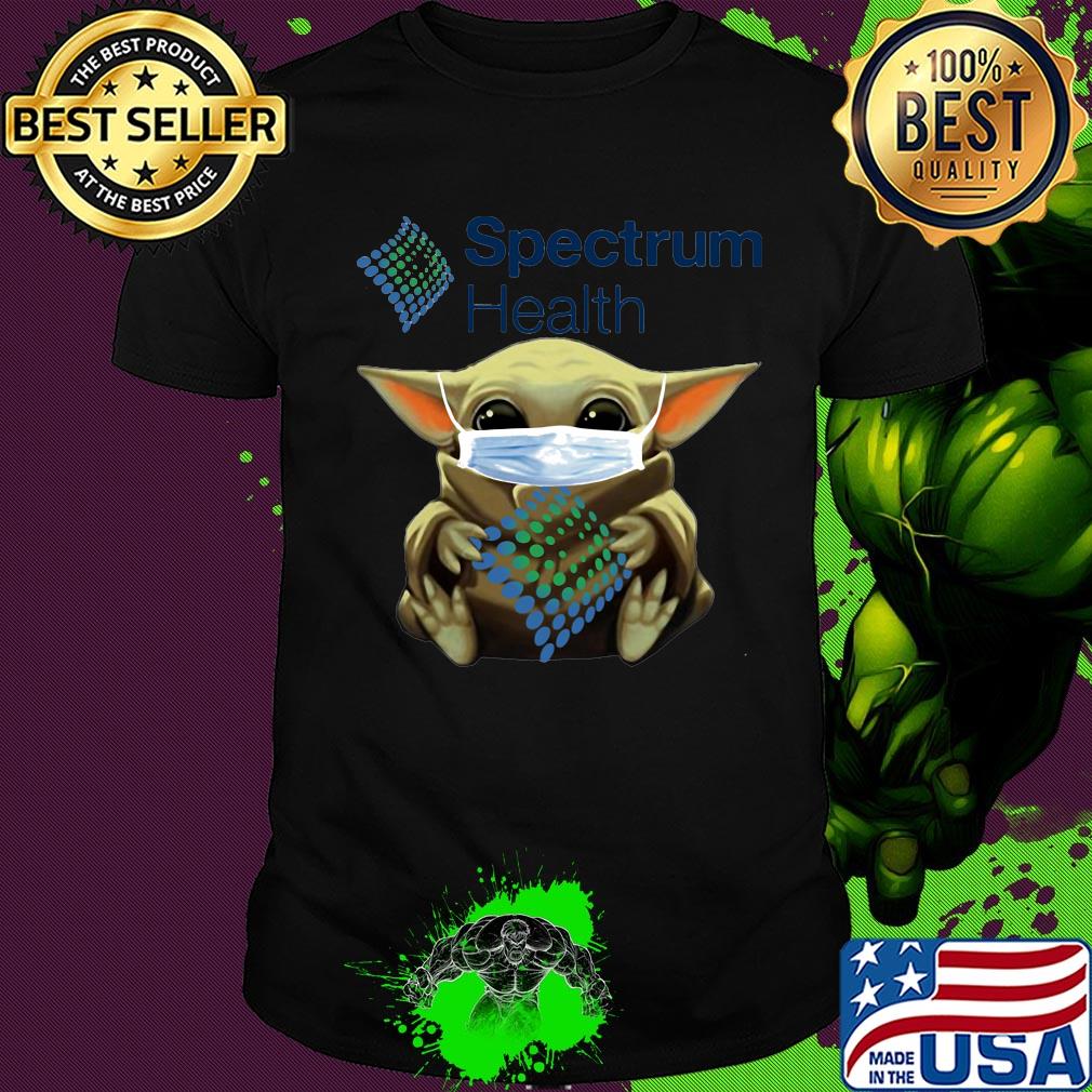 Star wars baby yoda hug spectrum health mask covid-19 shirt
