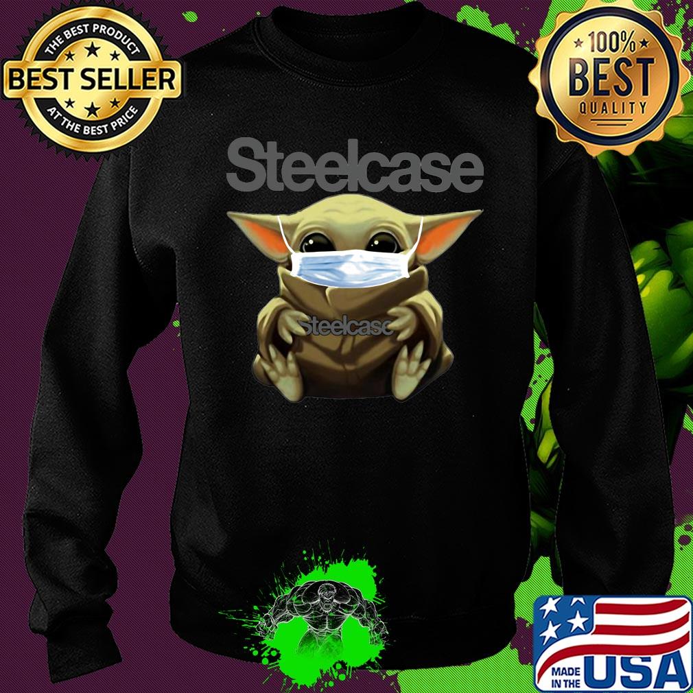 Star wars baby yoda hug steelcase mask covid-19 s Sweater Star wars baby yoda hug steelcase mask covid-19 s Sweater