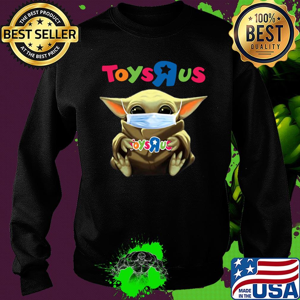 Star wars baby yoda hug Toys R Us mask covid-19 s Sweater Star wars baby yoda hug Toys R Us mask covid-19 s Sweater