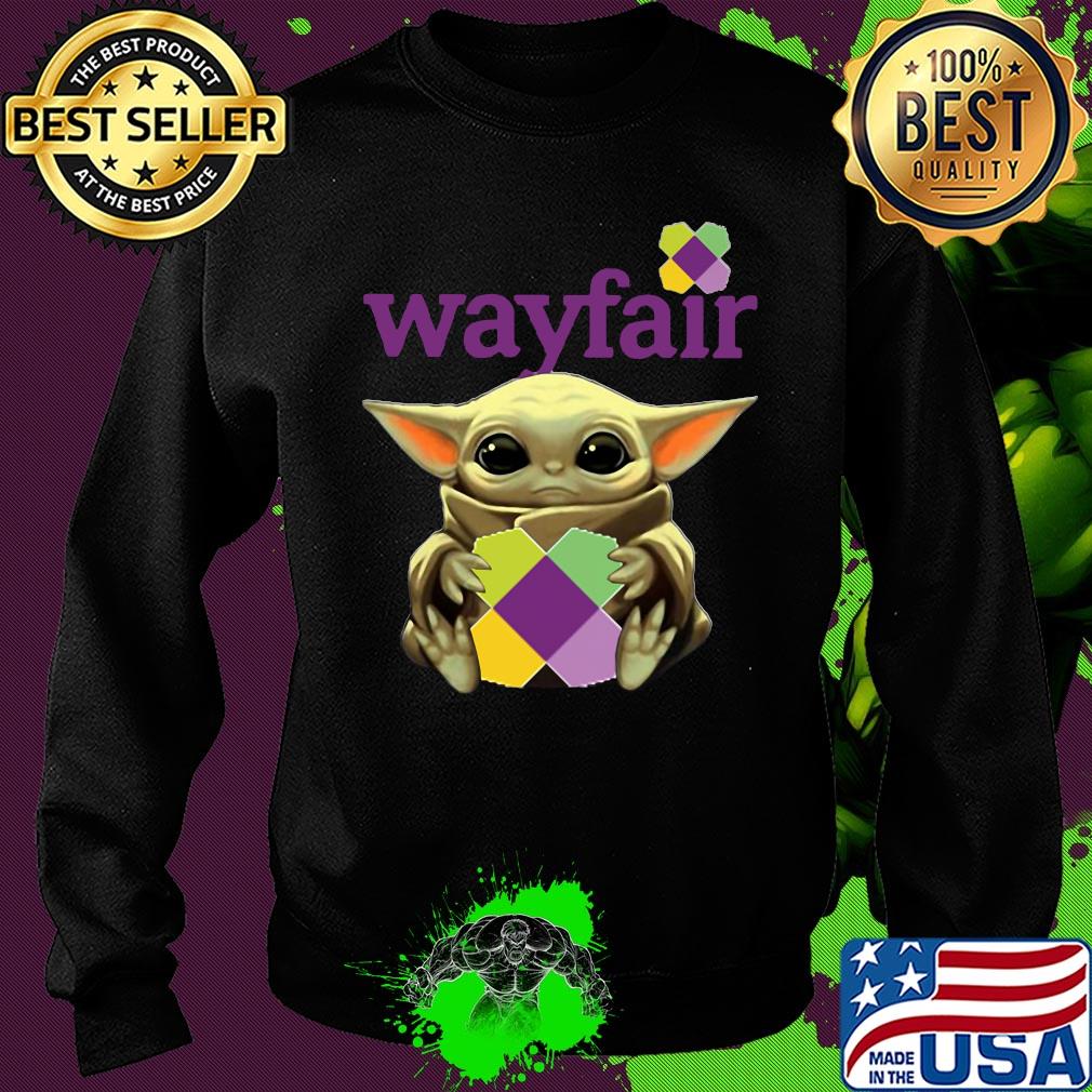 Star wars baby yoda hug Wayfair s Sweater Star wars baby yoda hug Wayfair s Sweater