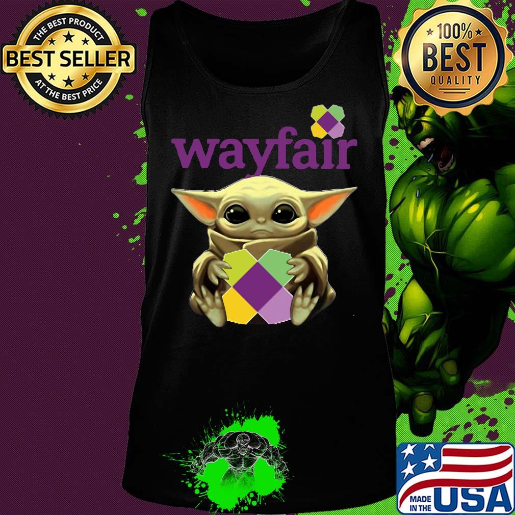 Star wars baby yoda hug Wayfair s Tank top Star wars baby yoda hug Wayfair s Tank top