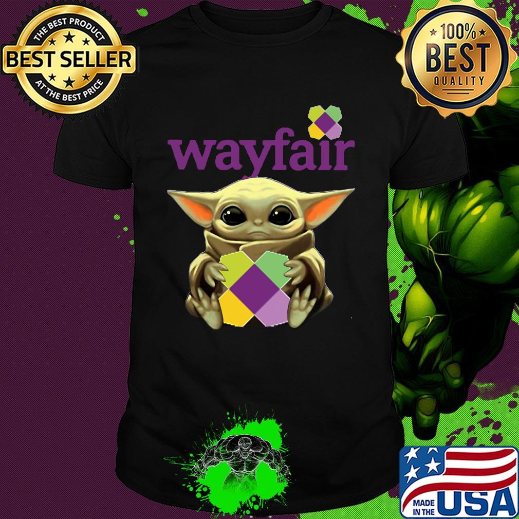Star wars baby yoda hug Wayfair shirt Star wars baby yoda hug Wayfair shirt