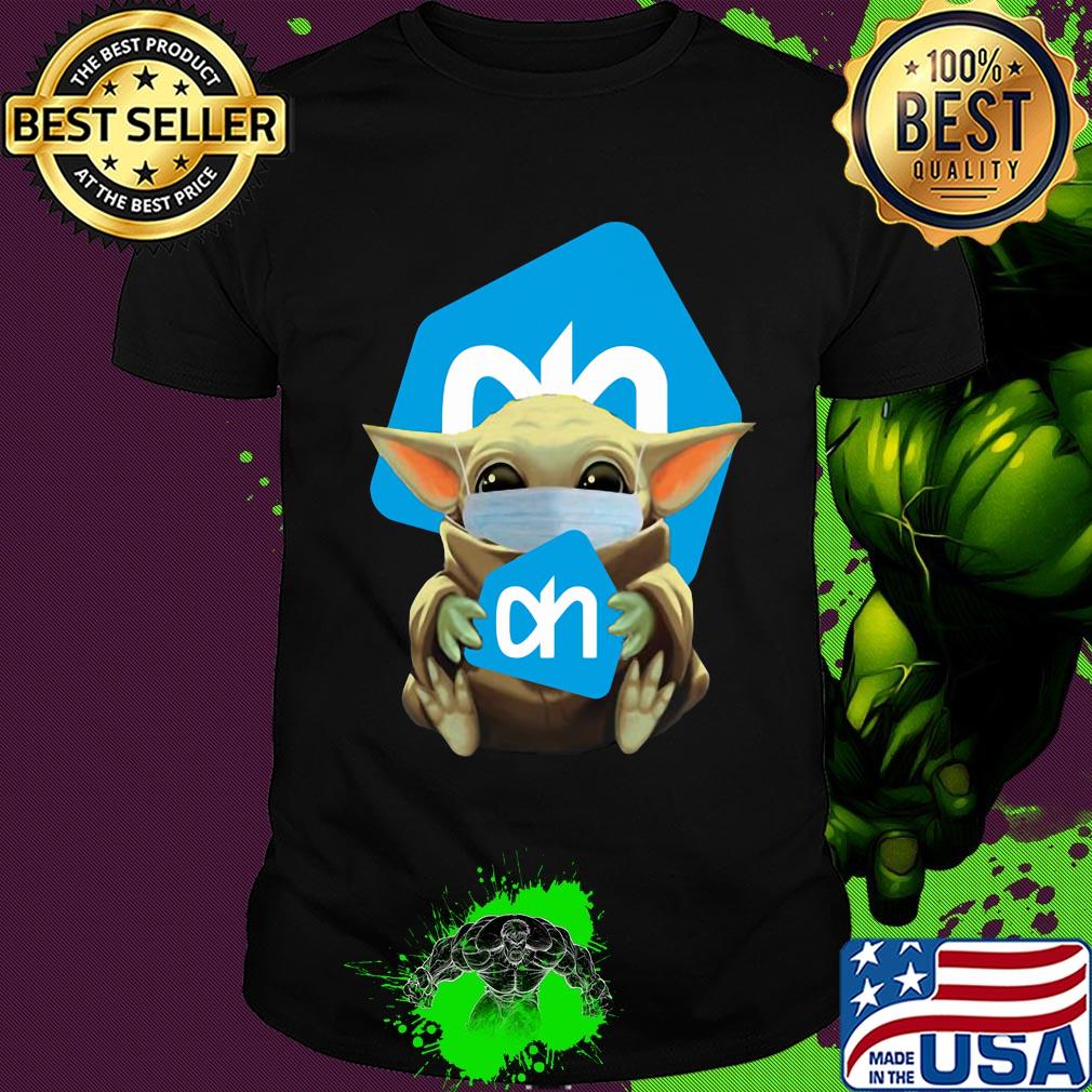 Star wars baby yoda mask hug albert heijn covid-19 shirt