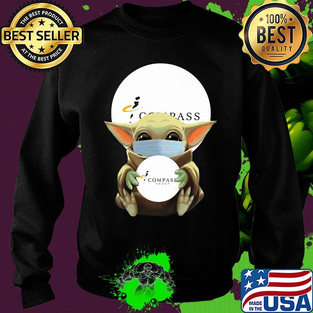 Star wars baby yoda mask hug compass group covid-19 s Sweater Star wars baby yoda mask hug compass group covid-19 s Sweater