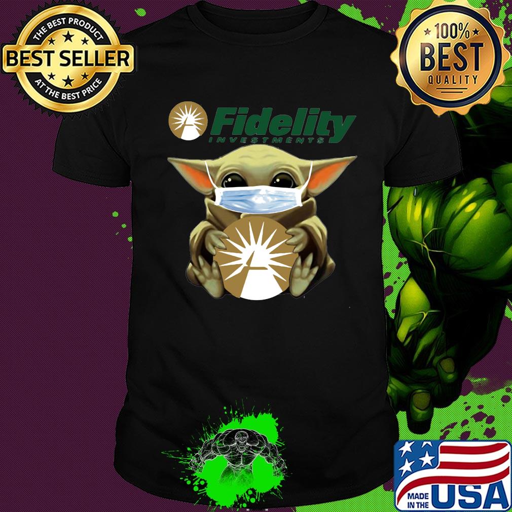Star wars baby yoda mask hug fidelity investments covid-19 shirt
