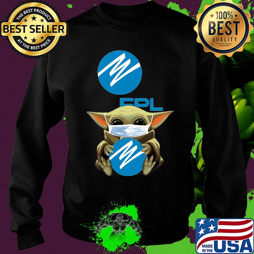 Star wars baby yoda mask hug florida power & light covid-19 s Sweater Star wars baby yoda mask hug florida power & light covid-19 s Sweater
