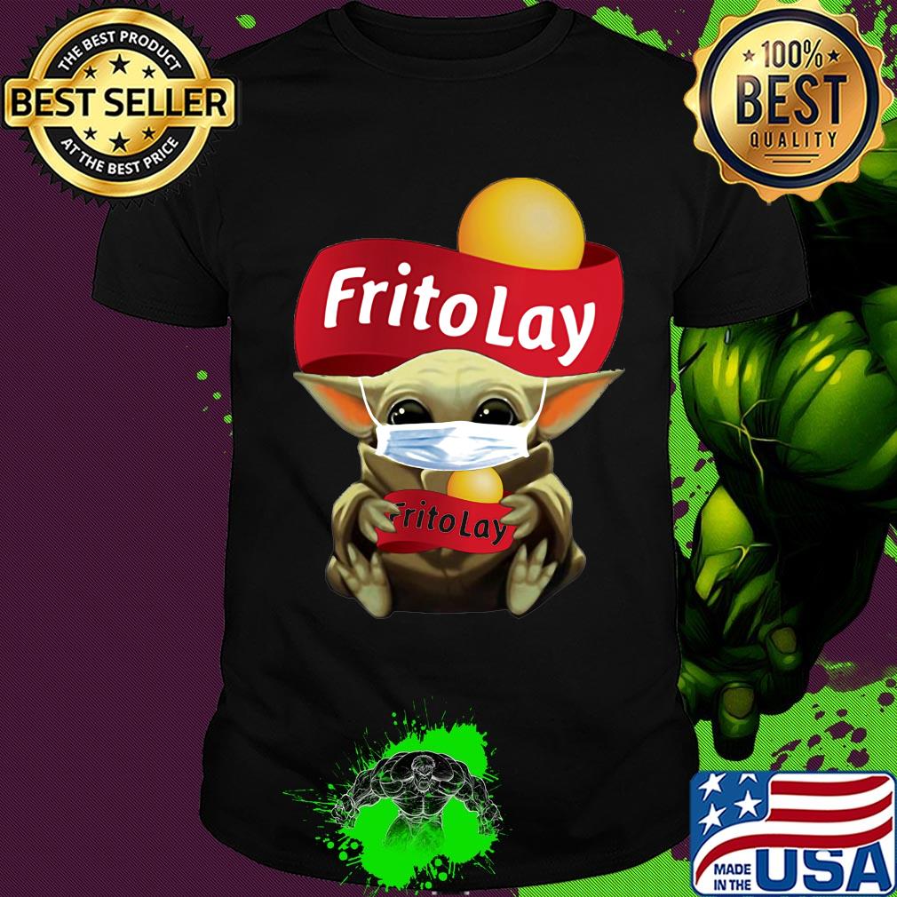 Star wars baby yoda mask hug frito lay covid-19 shirt