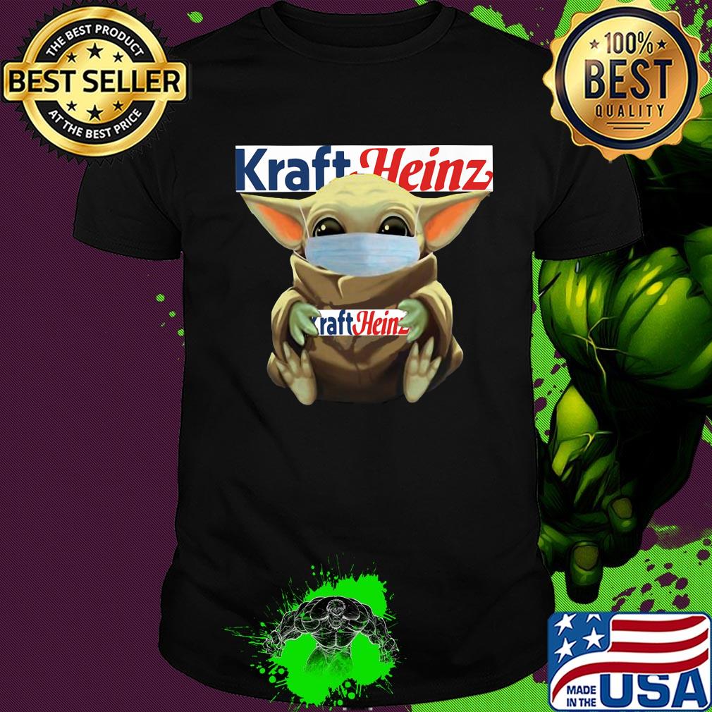 Star wars baby yoda mask hug kraft heinz covid-19 shirt