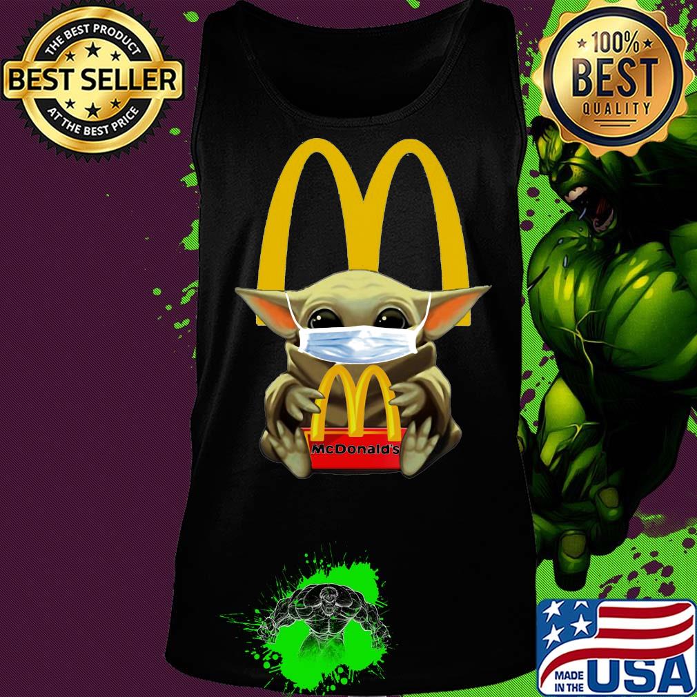 Star wars baby yoda mask hug mcdonald’s covid-19 s Tank top Star wars baby yoda mask hug mcdonald’s covid-19 s Tank top