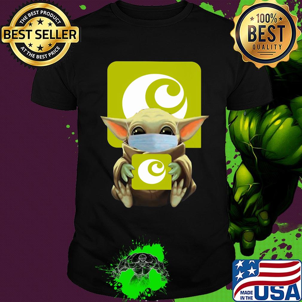 Star wars baby yoda mask hug ocado covid-19 shirt