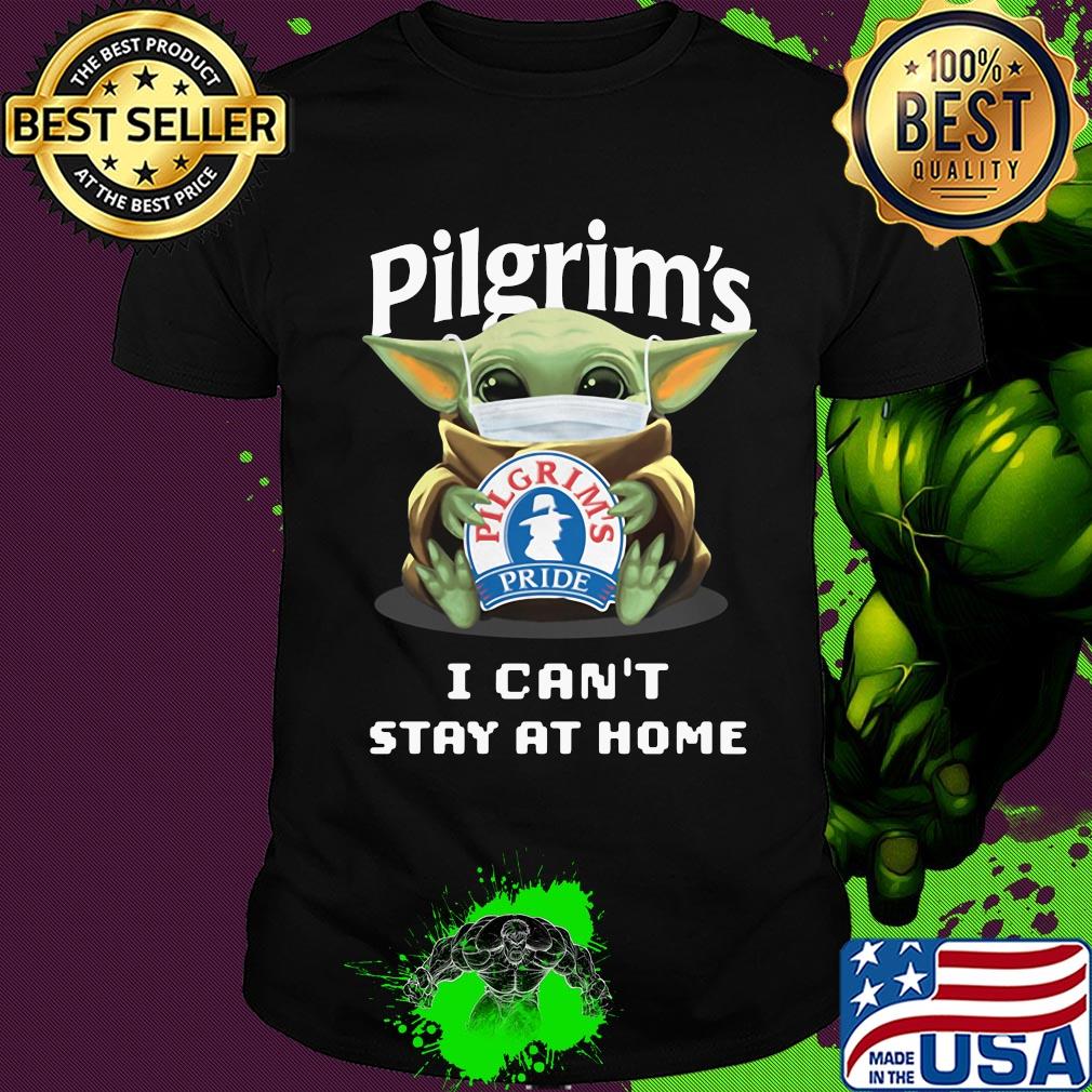Star wars baby yoda mask hug pilgrims pride i can’t stay at home covid-19 shirt