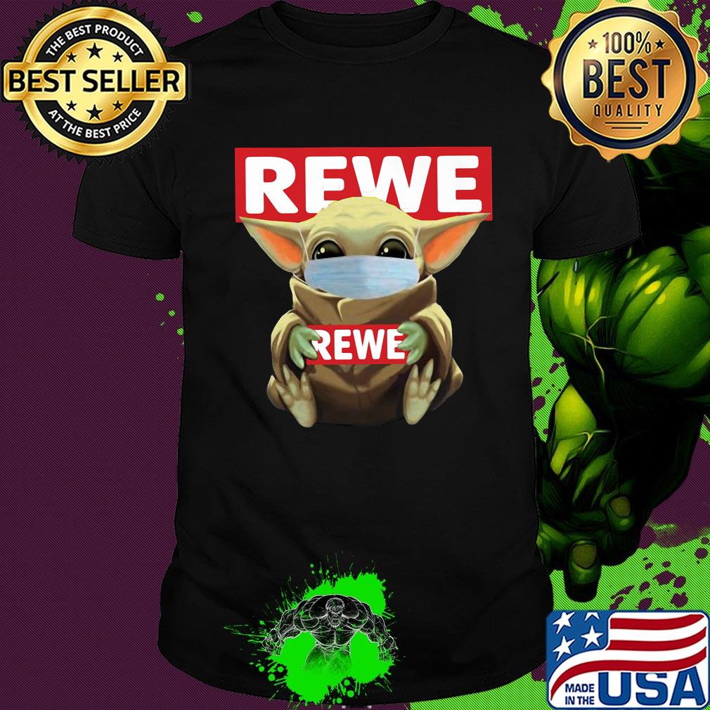 Star wars baby yoda mask hug rewe covid-19 shirt