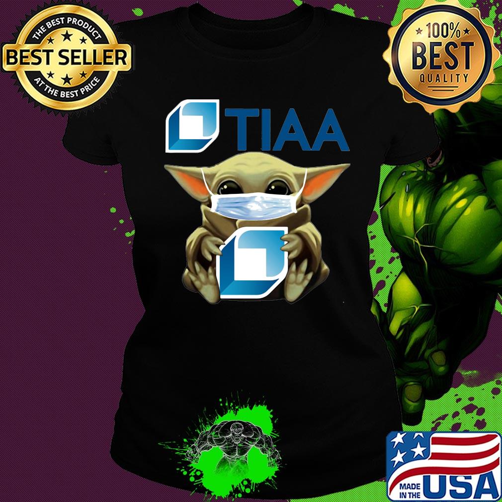 Star wars baby yoda mask hug tiaa covid-19 s Ladies tee Star wars baby yoda mask hug tiaa covid-19 s Ladies tee
