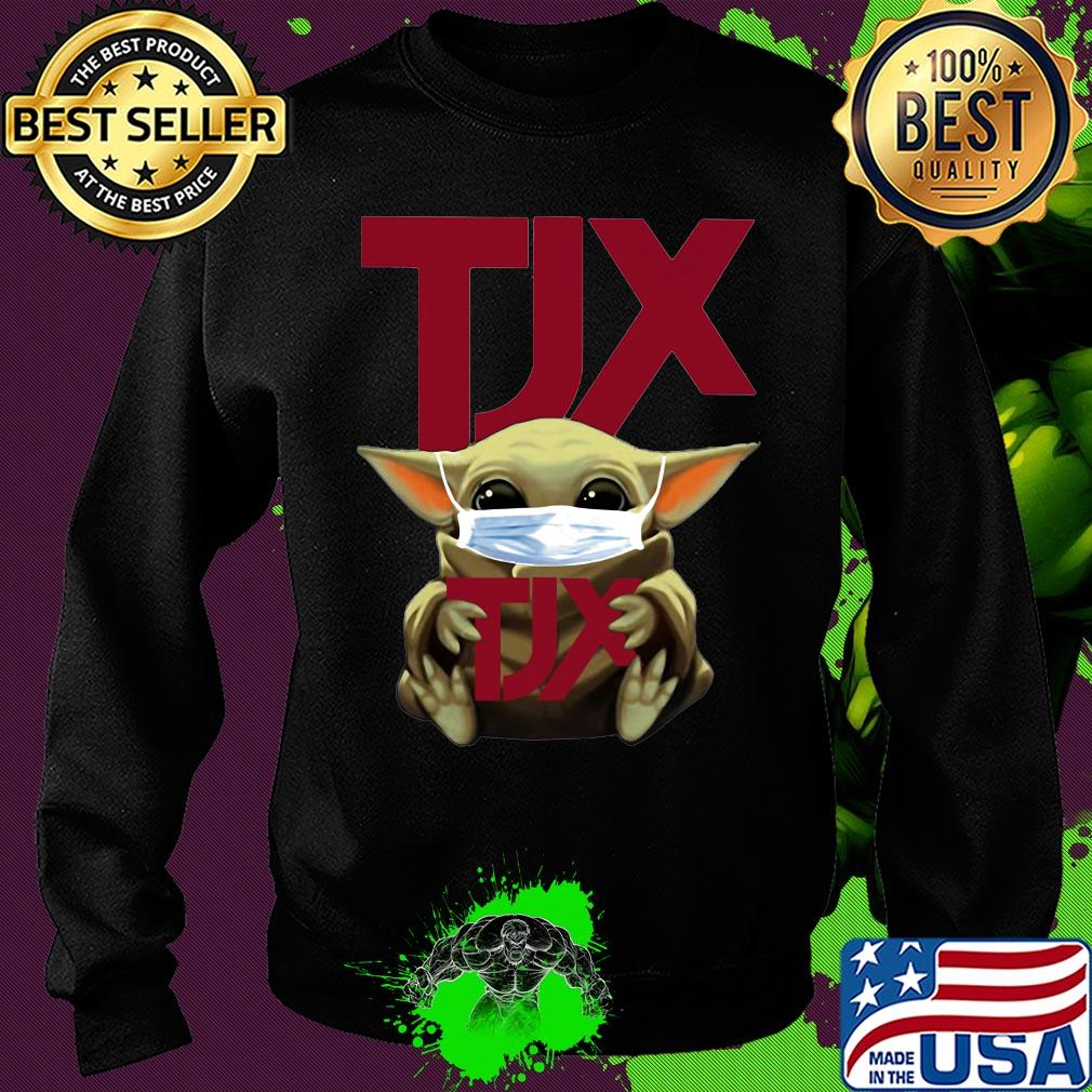 Star wars baby yoda mask hug tjx companies covid-19 s Sweater Star wars baby yoda mask hug tjx companies covid-19 s Sweater