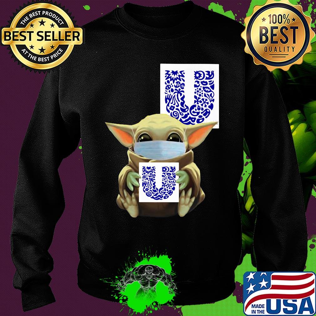 Star wars baby yoda mask hug unilever covid-19 s Sweater Star wars baby yoda mask hug unilever covid-19 s Sweater