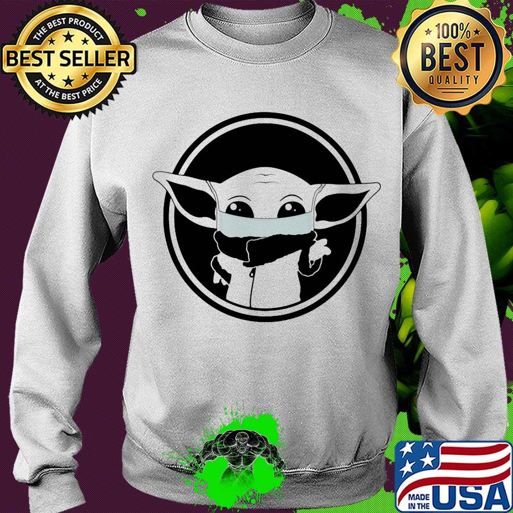 Star wars baby yoda wear mask covid-19 s Sweater Star wars baby yoda wear mask covid-19 s Sweater