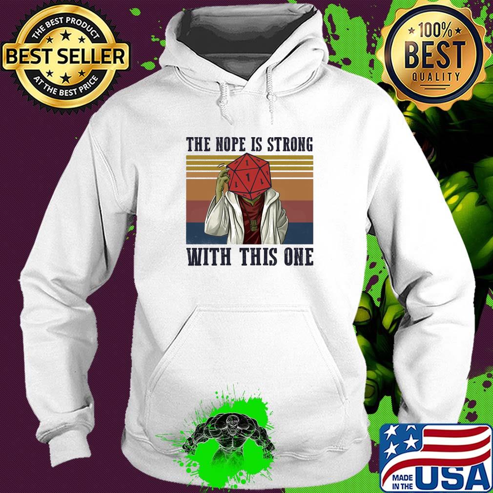 Star wars yoga the nope is strong with this one vintage s Hoodie Star wars yoga the nope is strong with this one vintage s Hoodie
