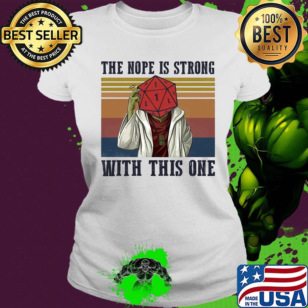 Star wars yoga the nope is strong with this one vintage s Ladies tee Star wars yoga the nope is strong with this one vintage s Ladies tee