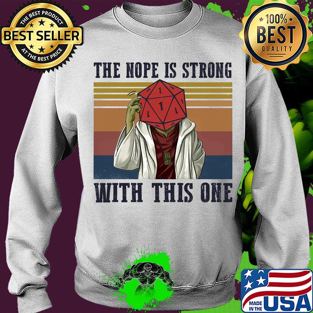 Star wars yoga the nope is strong with this one vintage s Sweater Star wars yoga the nope is strong with this one vintage s Sweater