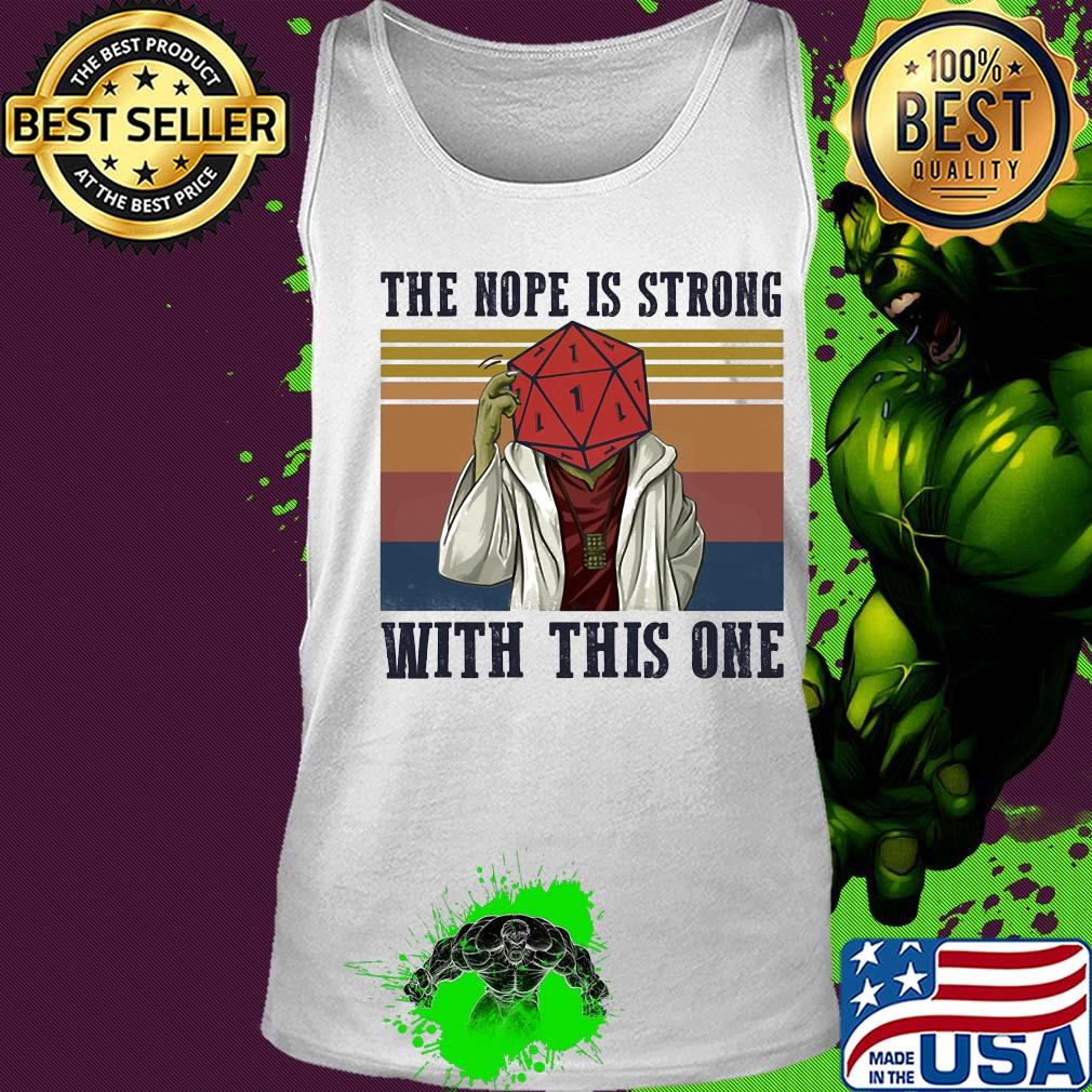 Star wars yoga the nope is strong with this one vintage s Tank top Star wars yoga the nope is strong with this one vintage s Tank top